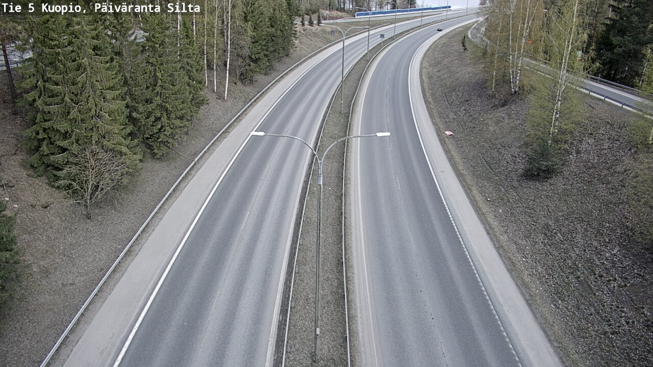 Kelikamerat Kuva Tie 5 Kuopio, Päiväranta silta, Kuopio, Pohjois-Savo