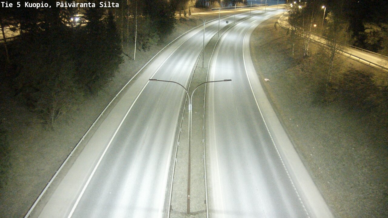 Weather Camera Image Road 5 Kuopio, Päiväranta silta, Kuopio, Pohjois-Savo