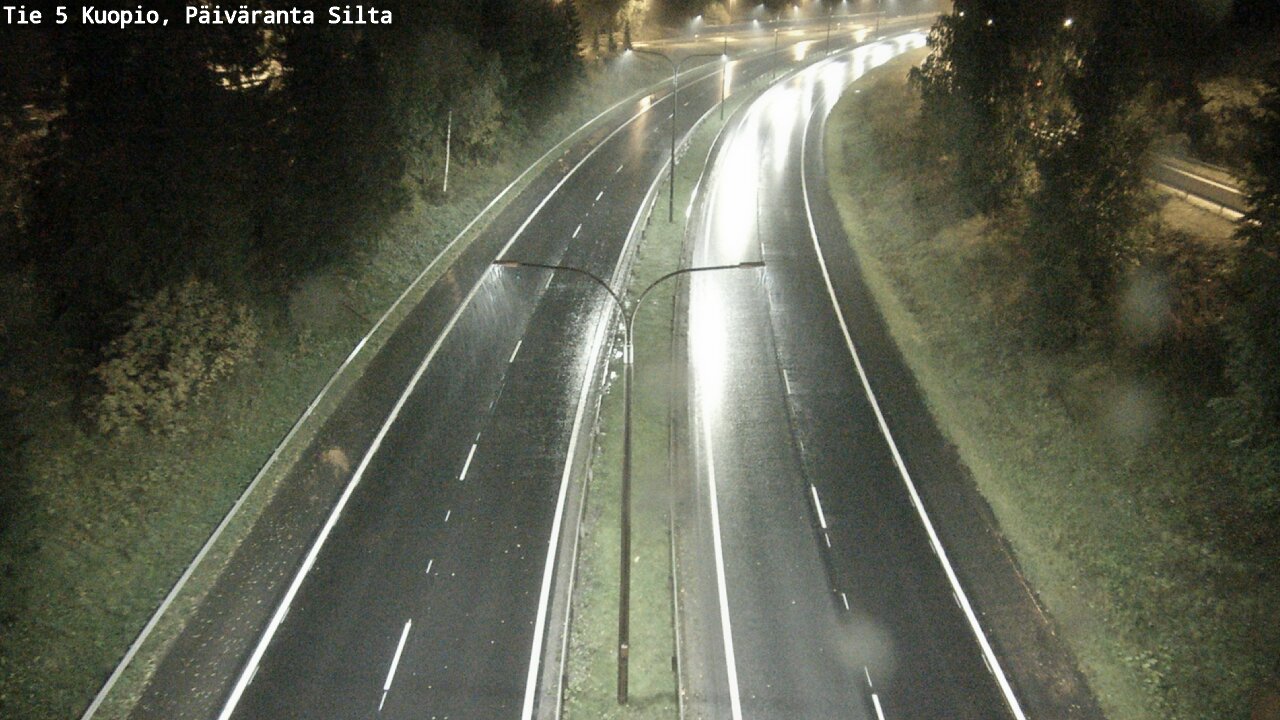 Weather Camera Image Road 5 Kuopio, Päiväranta silta, Kuopio, Pohjois-Savo