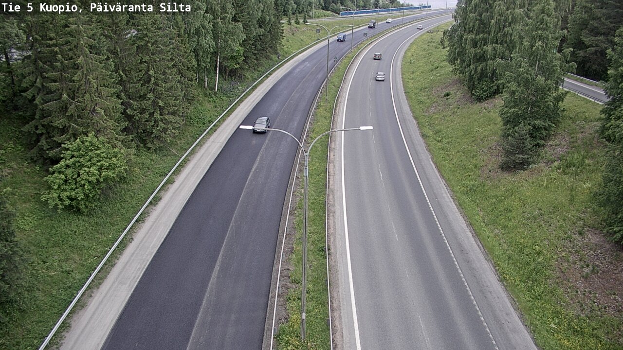 Kelikamerat Kuva Tie 5 Kuopio, Päiväranta silta, Kuopio, Pohjois-Savo