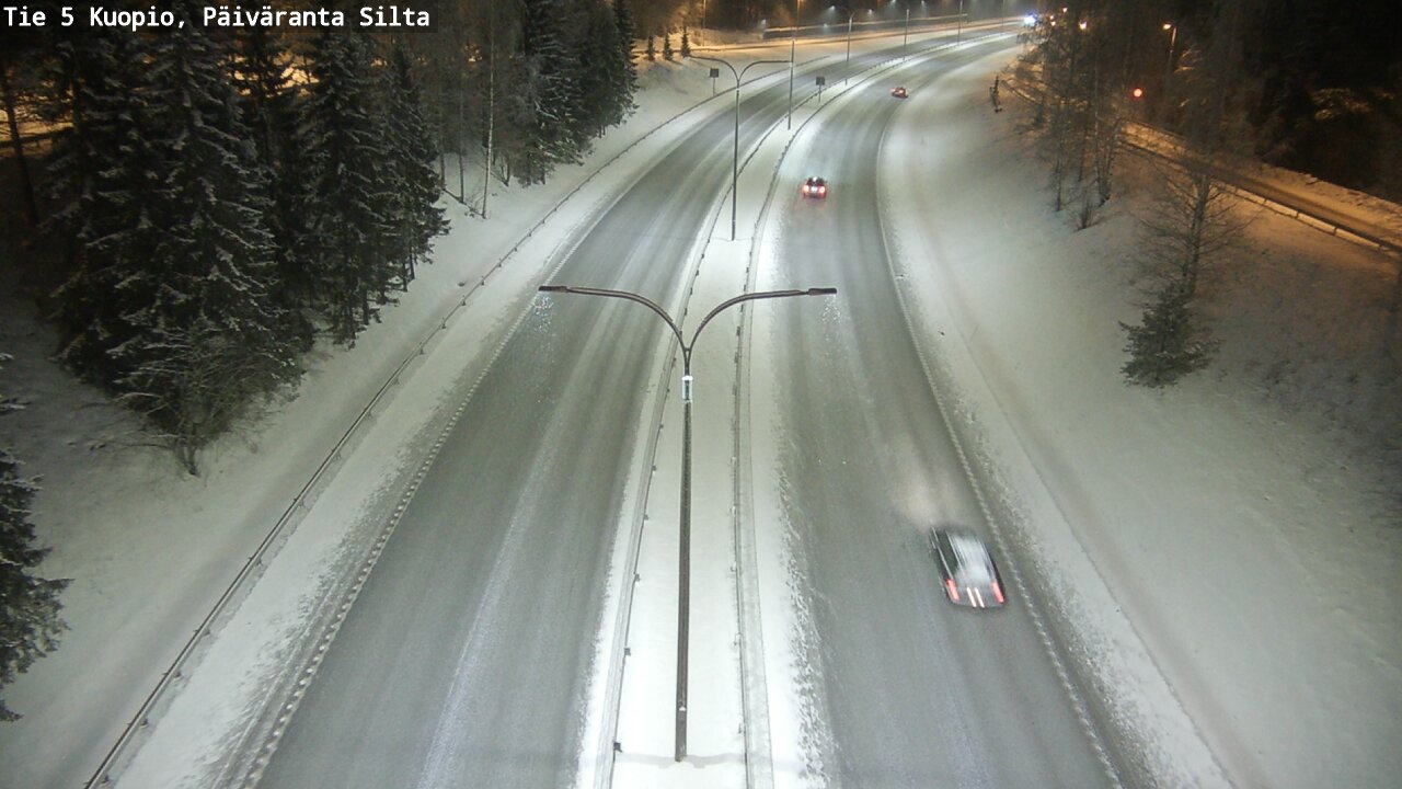 Kelikamerat Kuva Tie 5 Kuopio, Päiväranta silta, Kuopio, Pohjois-Savo