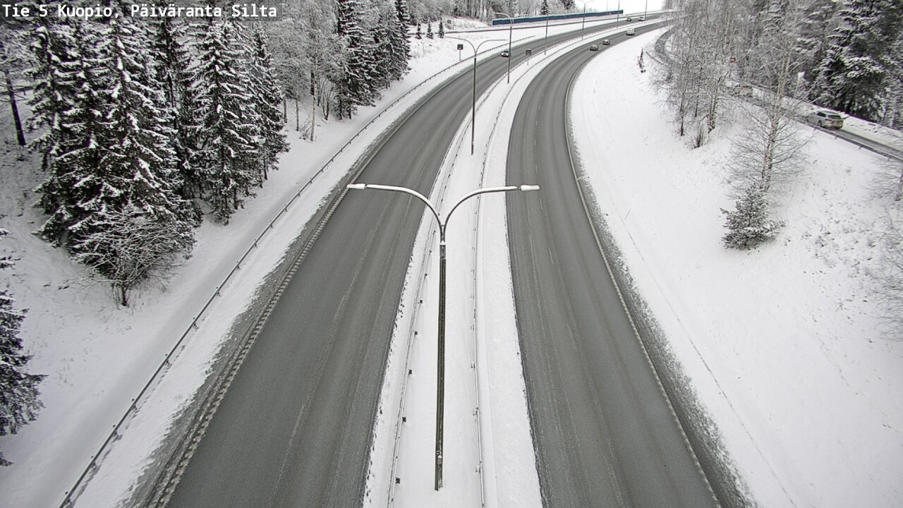 Kelikamerat Kuva Tie 5 Kuopio, Päiväranta silta, Kuopio, Pohjois-Savo