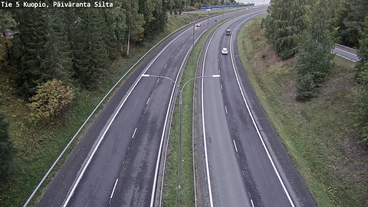 Weather Camera Image Road 5 Kuopio, Päiväranta silta, Kuopio, Pohjois-Savo