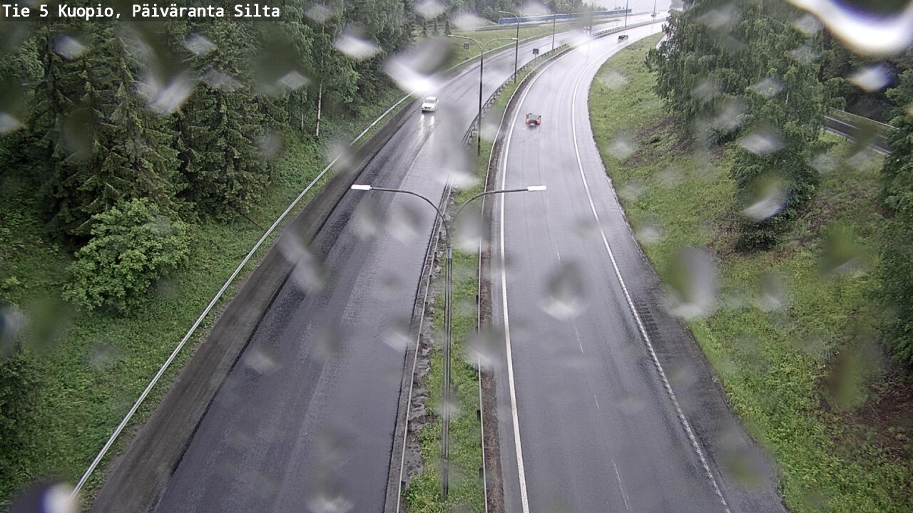 Weather Camera Image Väg 5 Kuopio, Päiväranta silta, Kuopio, Pohjois-Savo
