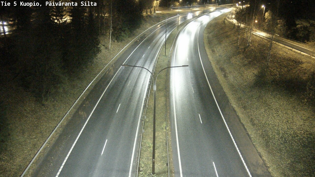 Weather Camera Image Road 5 Kuopio, Päiväranta silta, Kuopio, Pohjois-Savo