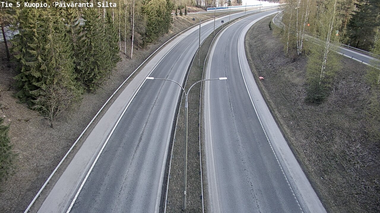 Kelikamerat Kuva Tie 5 Kuopio, Päiväranta silta, Kuopio, Pohjois-Savo