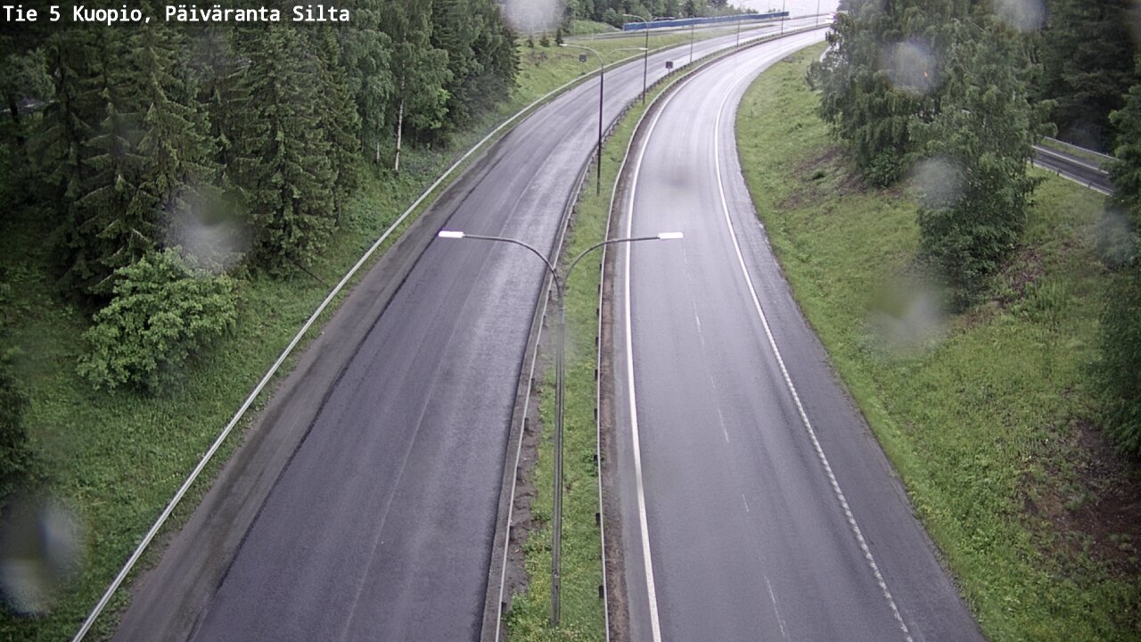Kelikamerat Kuva Tie 5 Kuopio, Päiväranta silta, Kuopio, Pohjois-Savo