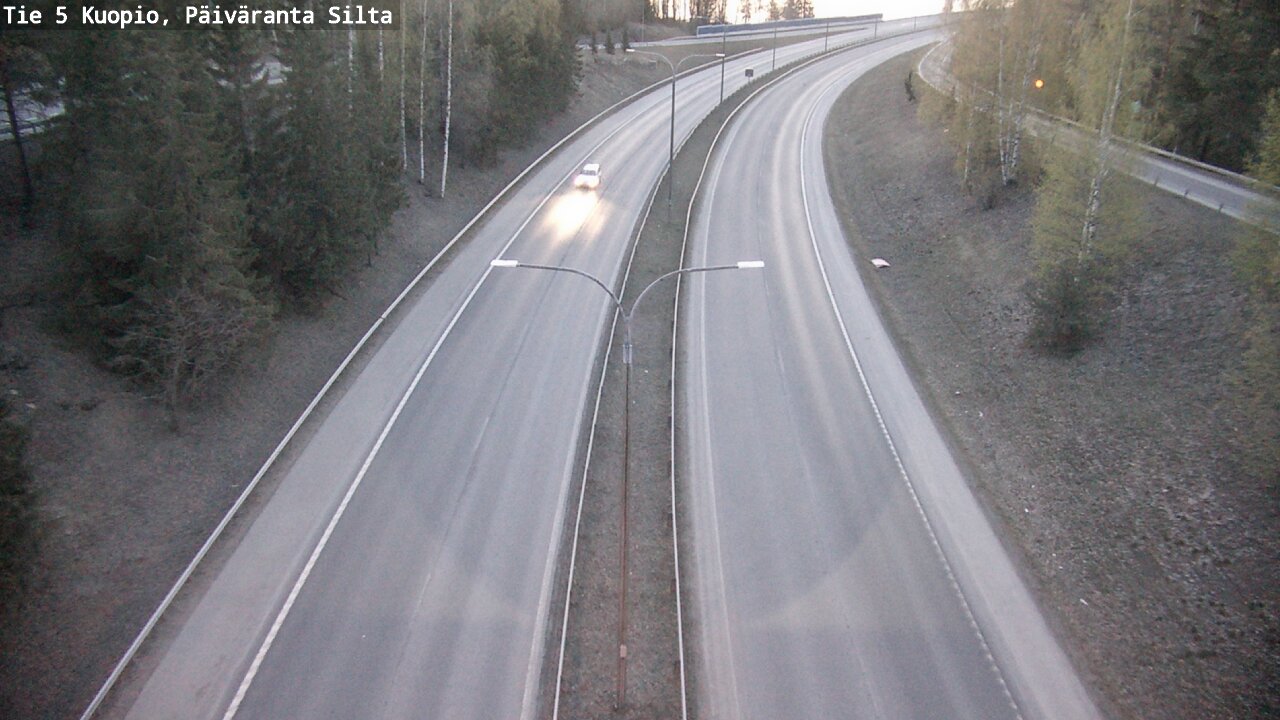 Weather Camera Image Road 5 Kuopio, Päiväranta silta, Kuopio, Pohjois-Savo