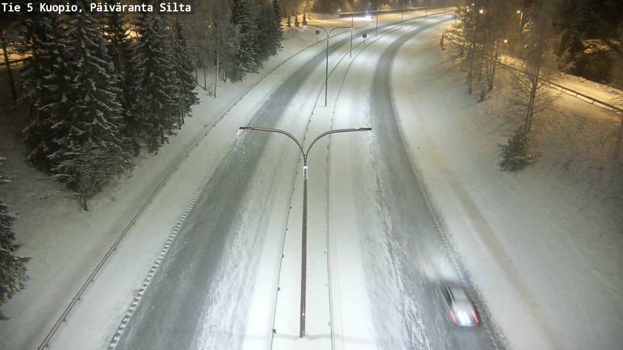 Kelikamerat Kuva Tie 5 Kuopio, Päiväranta silta, Kuopio, Pohjois-Savo