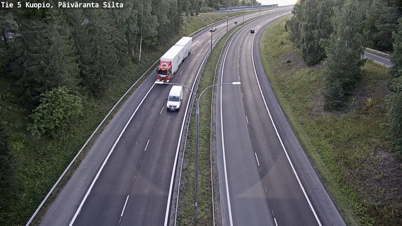 Kelikamerat Kuva Tie 5 Kuopio, Päiväranta silta, Kuopio, Pohjois-Savo