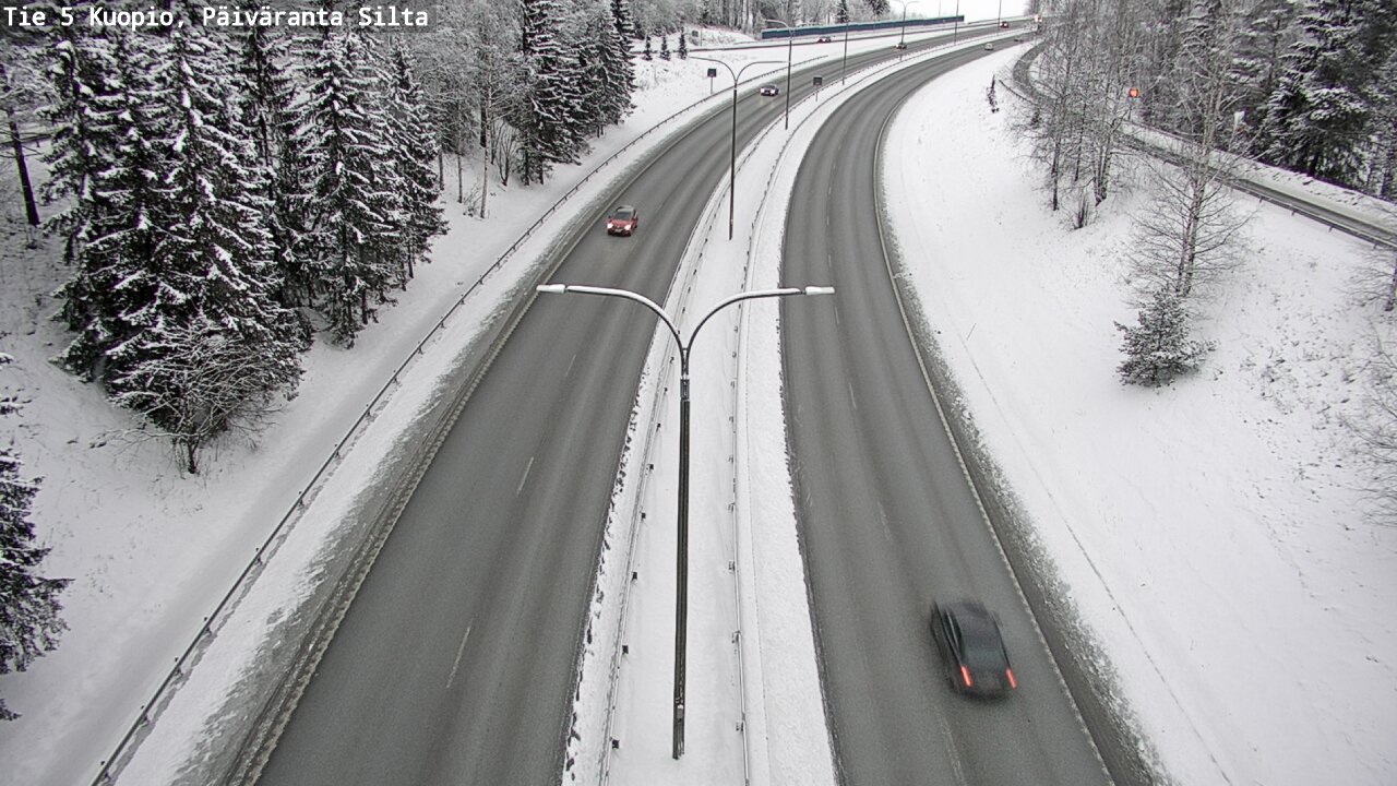 Kelikamerat Kuva Tie 5 Kuopio, Päiväranta silta, Kuopio, Pohjois-Savo