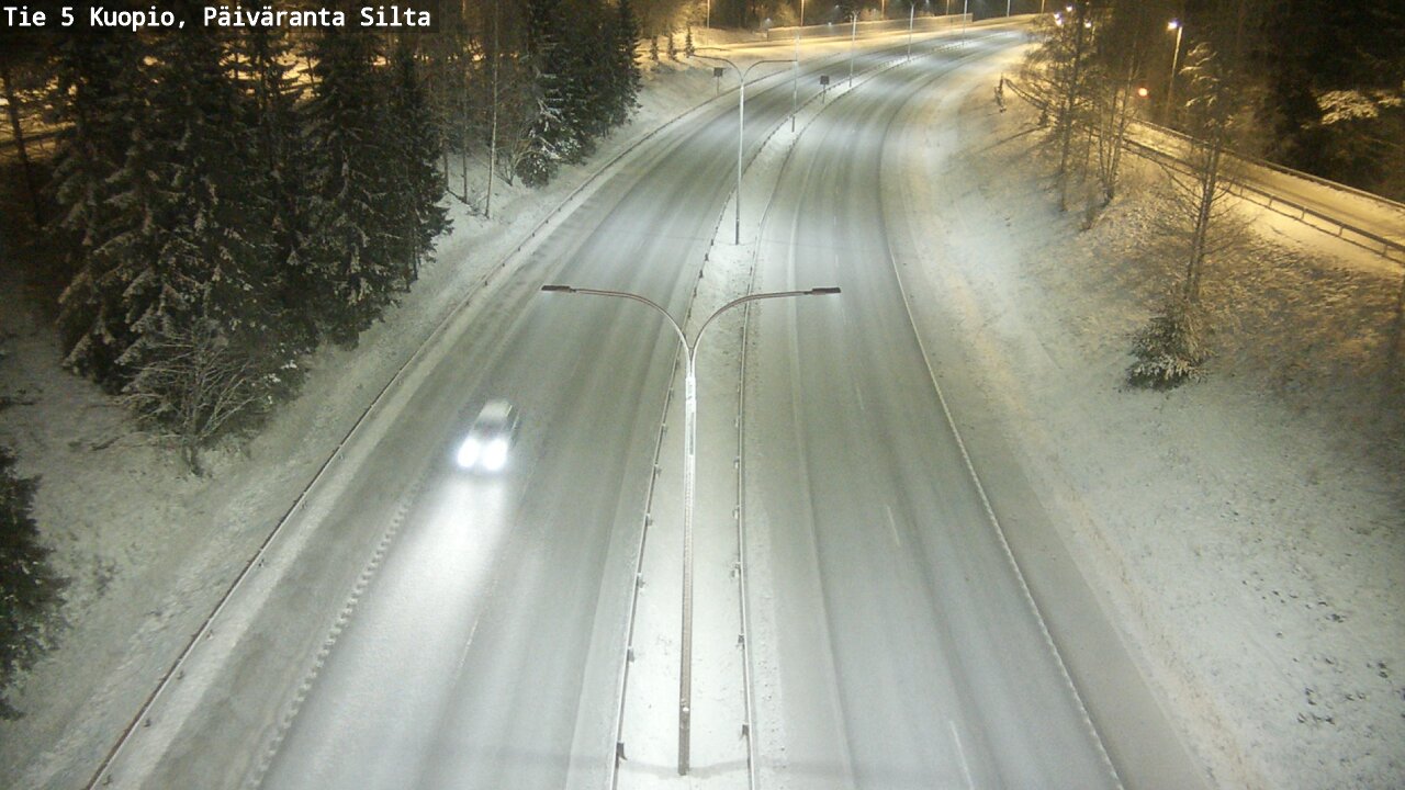 Kelikamerat Kuva Tie 5 Kuopio, Päiväranta silta, Kuopio, Pohjois-Savo