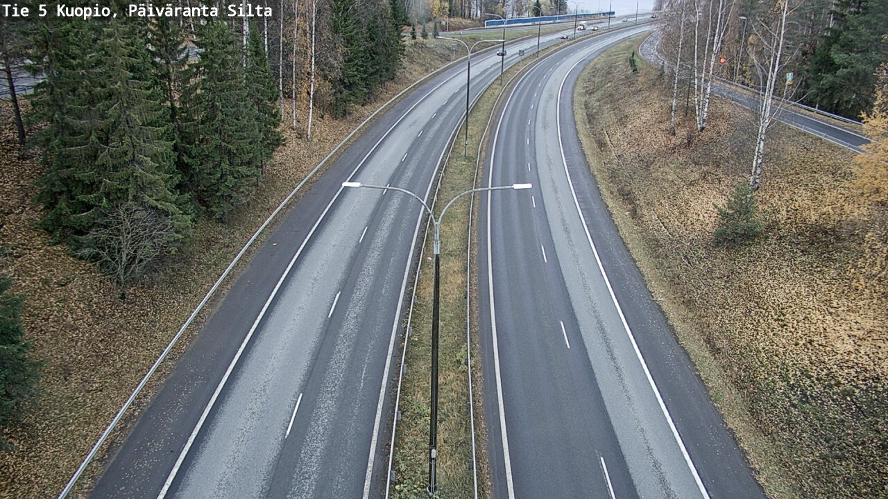 Weather Camera Image Väg 5 Kuopio, Päiväranta silta, Kuopio, Pohjois-Savo