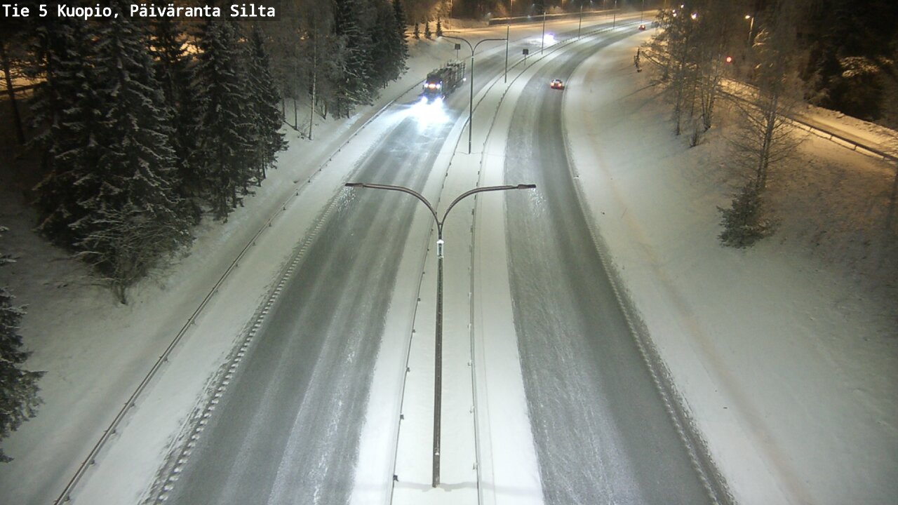 Kelikamerat Kuva Tie 5 Kuopio, Päiväranta silta, Kuopio, Pohjois-Savo