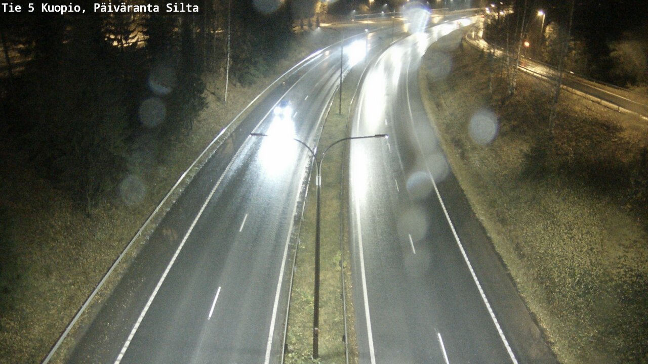 Weather Camera Image Väg 5 Kuopio, Päiväranta silta, Kuopio, Pohjois-Savo