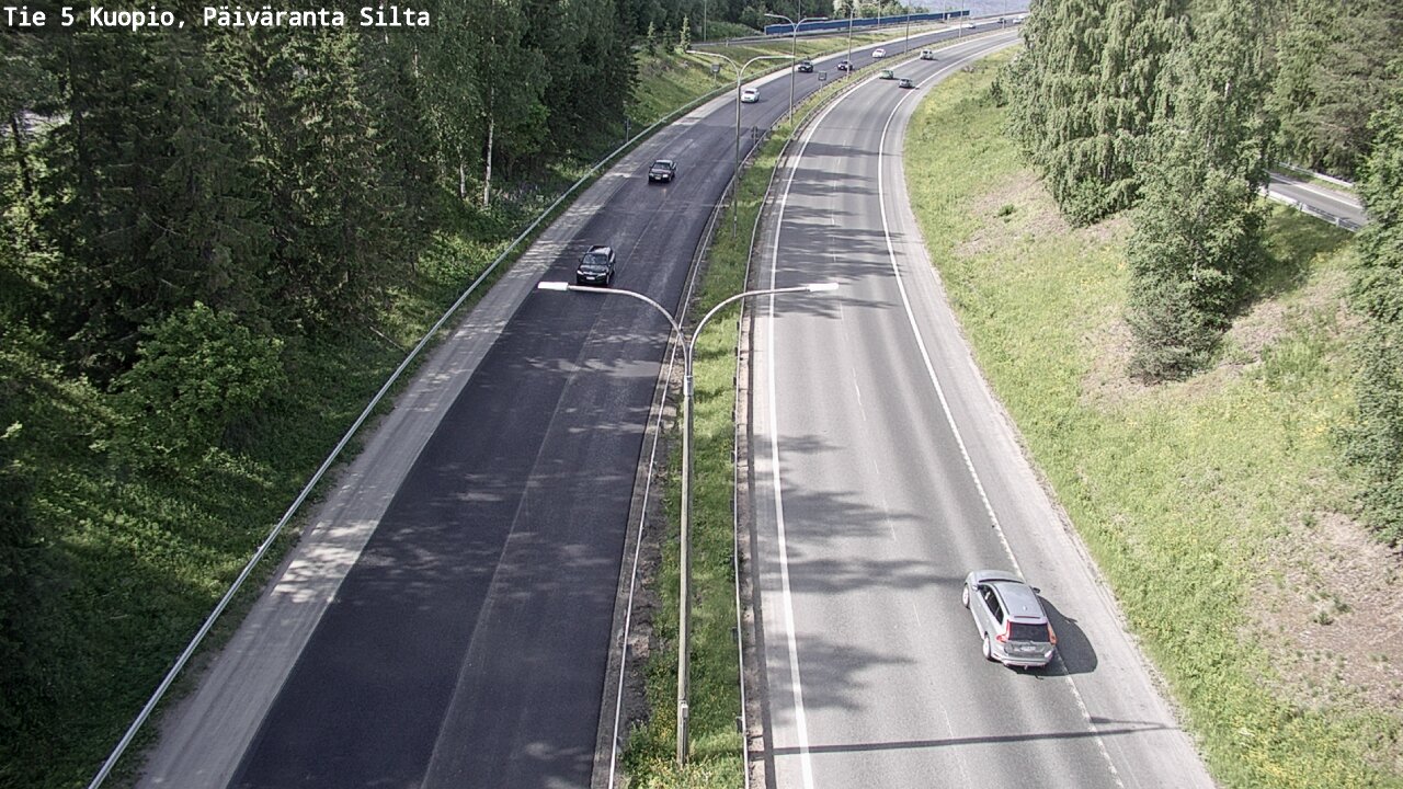 Kelikamerat Kuva Tie 5 Kuopio, Päiväranta silta, Kuopio, Pohjois-Savo