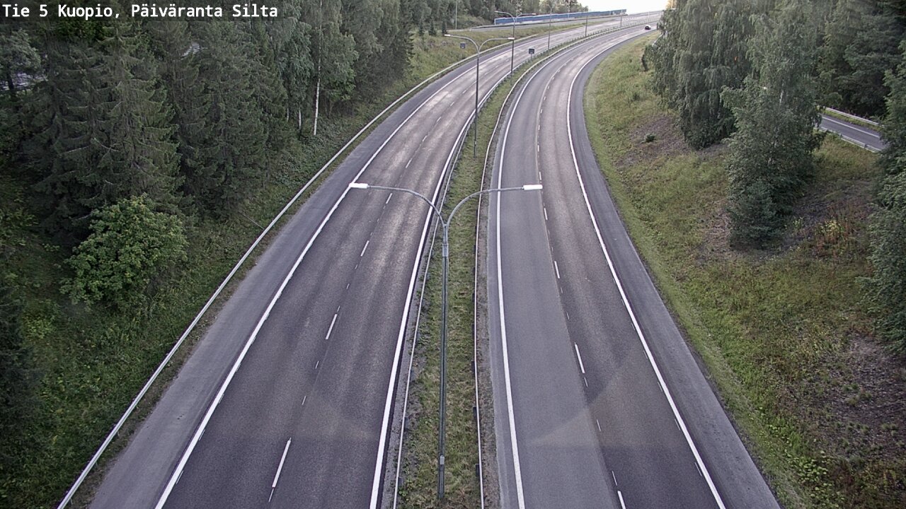 Kelikamerat Kuva Tie 5 Kuopio, Päiväranta silta, Kuopio, Pohjois-Savo