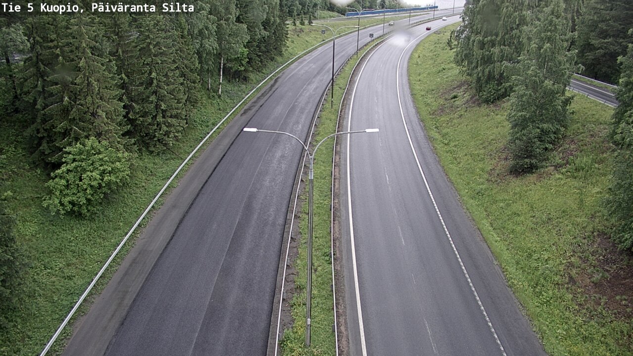 Weather Camera Image Väg 5 Kuopio, Päiväranta silta, Kuopio, Pohjois-Savo