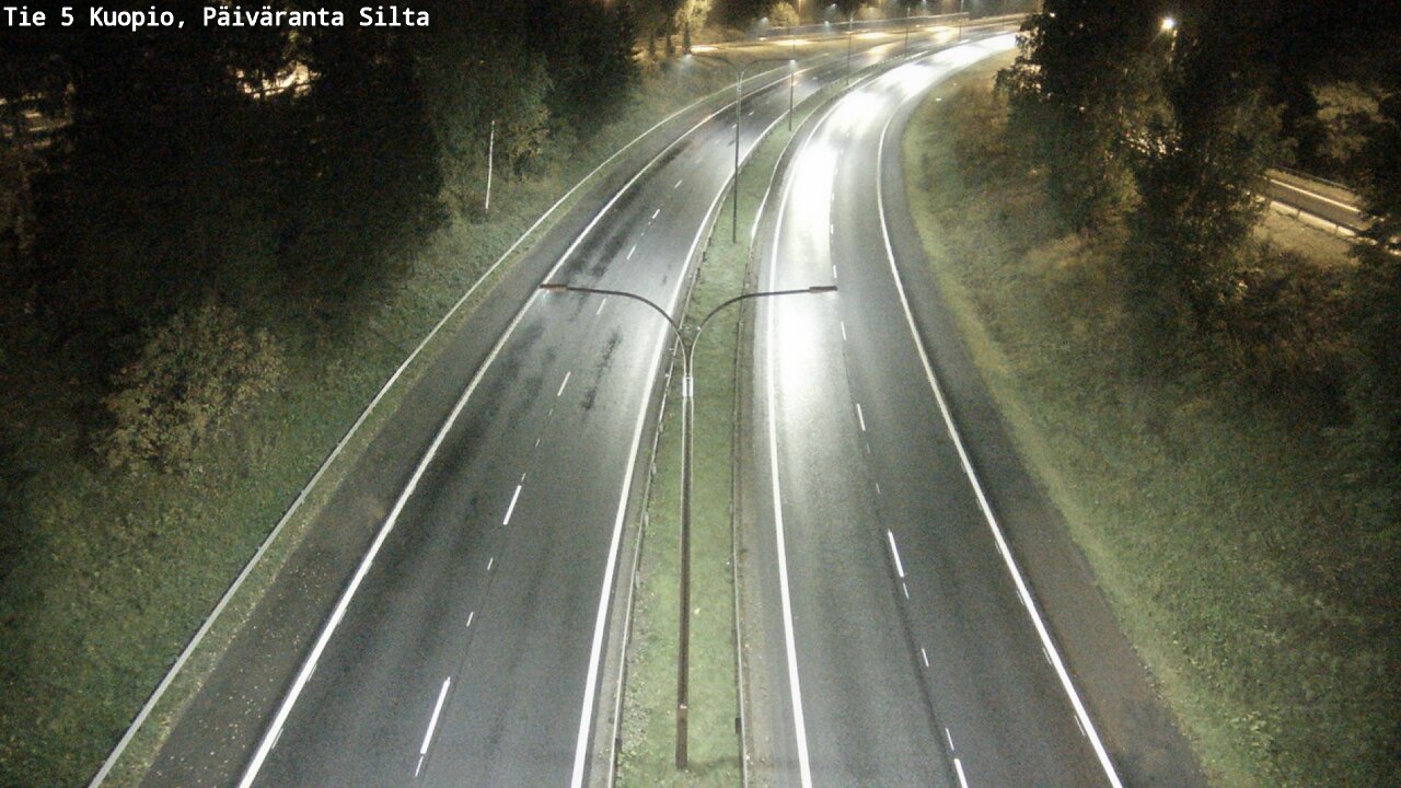 Weather Camera Image Road 5 Kuopio, Päiväranta silta, Kuopio, Pohjois-Savo
