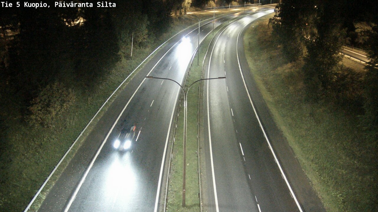 Weather Camera Image Road 5 Kuopio, Päiväranta silta, Kuopio, Pohjois-Savo