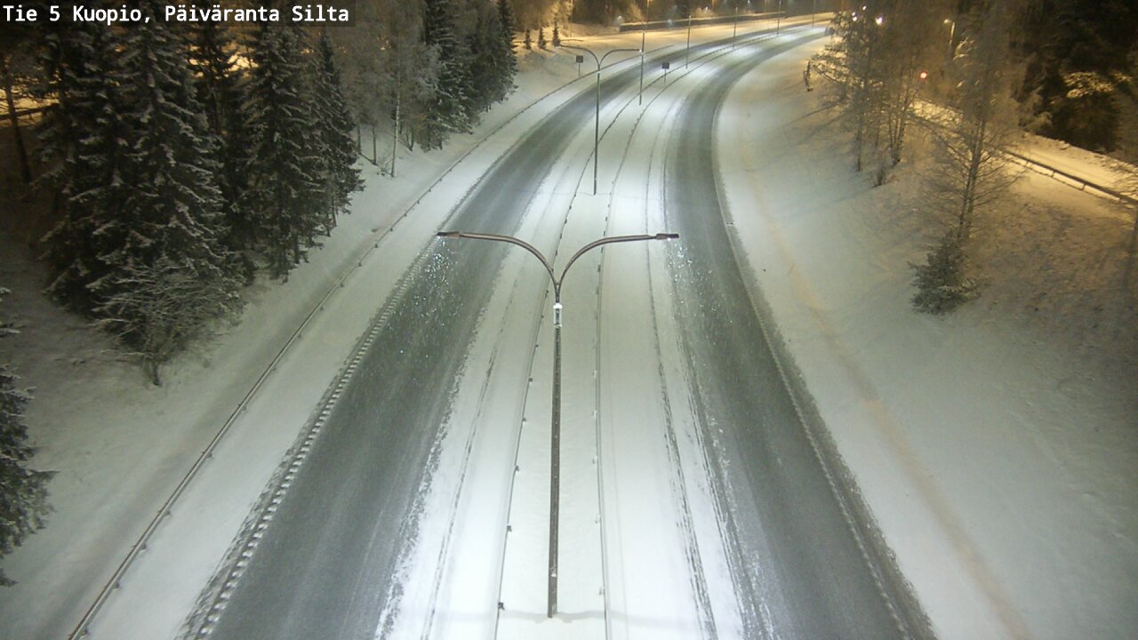 Kelikamerat Kuva Tie 5 Kuopio, Päiväranta silta, Kuopio, Pohjois-Savo