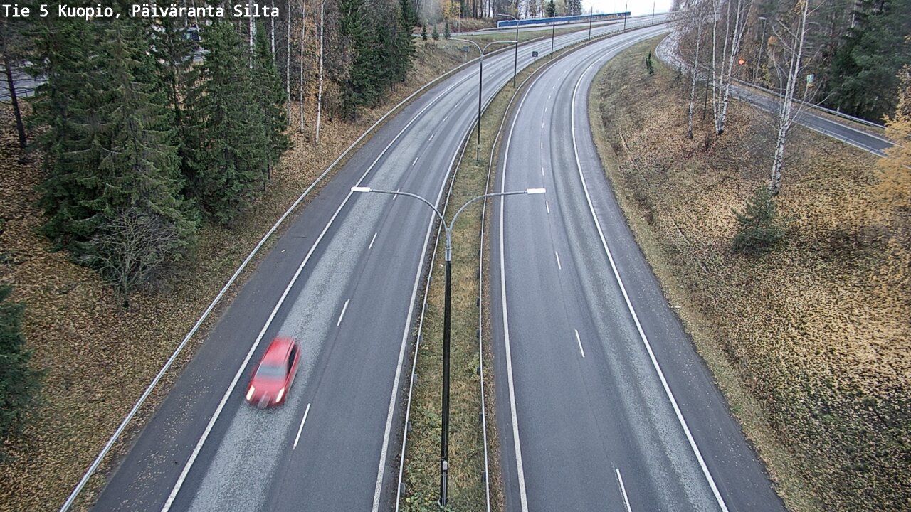 Weather Camera Image Väg 5 Kuopio, Päiväranta silta, Kuopio, Pohjois-Savo