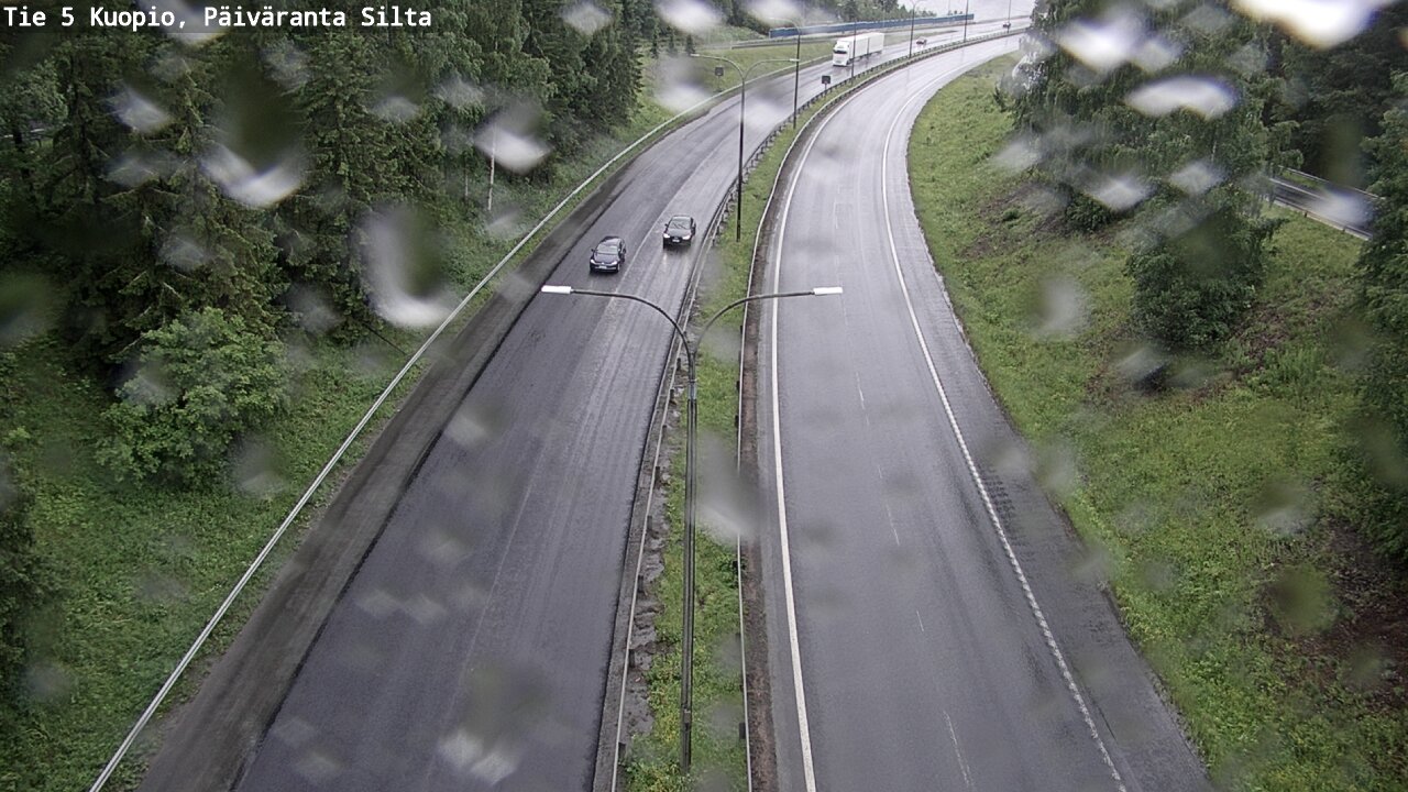 Weather Camera Image Väg 5 Kuopio, Päiväranta silta, Kuopio, Pohjois-Savo
