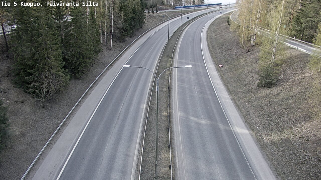 Weather Camera Image Road 5 Kuopio, Päiväranta silta, Kuopio, Pohjois-Savo