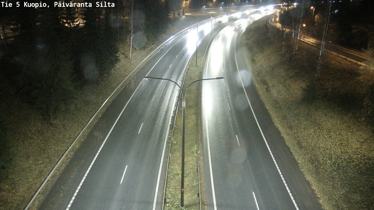 Weather Camera Image Väg 5 Kuopio, Päiväranta silta, Kuopio, Pohjois-Savo