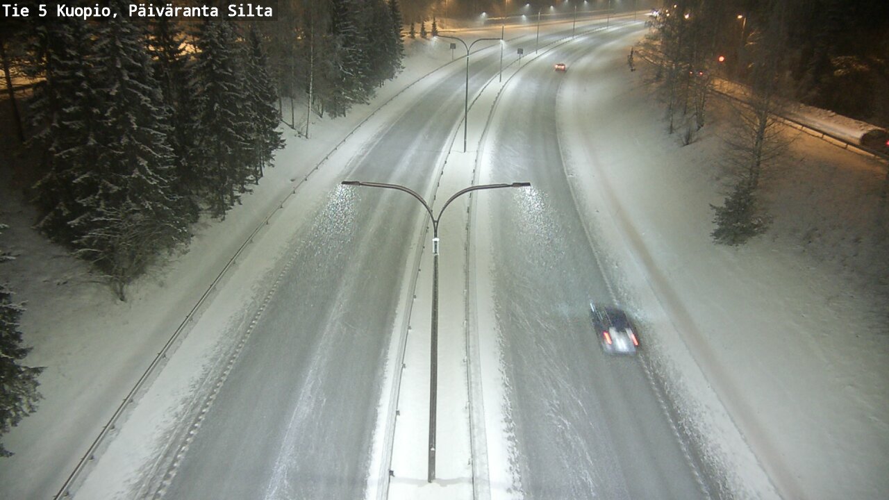 Kelikamerat Kuva Tie 5 Kuopio, Päiväranta silta, Kuopio, Pohjois-Savo