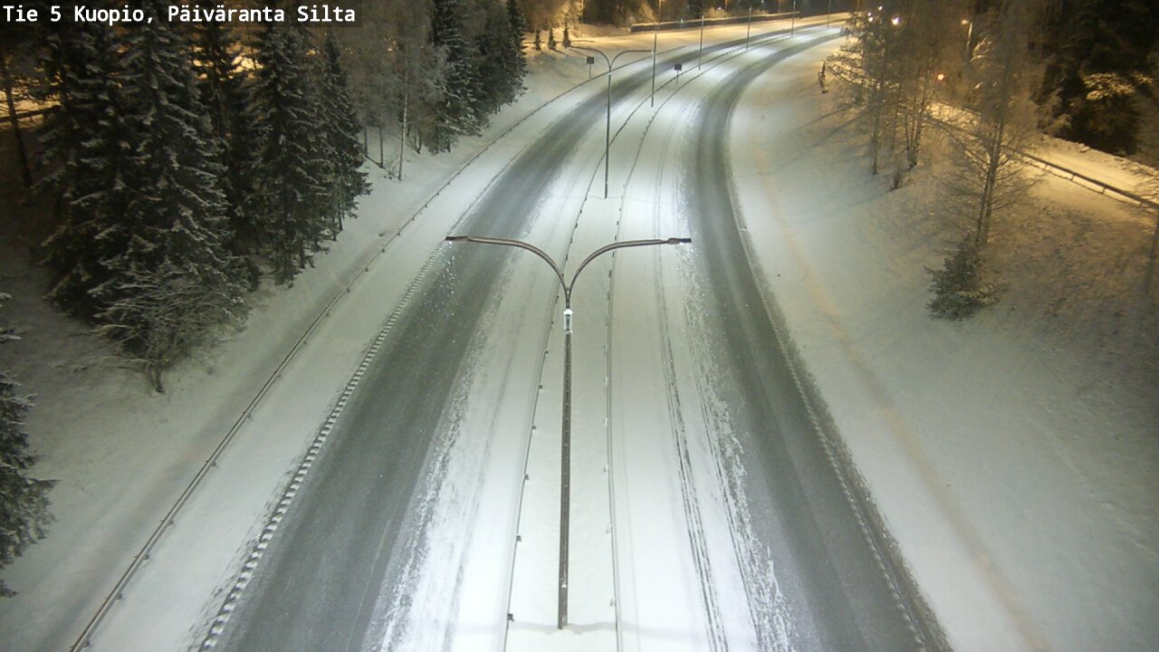 Kelikamerat Kuva Tie 5 Kuopio, Päiväranta silta, Kuopio, Pohjois-Savo