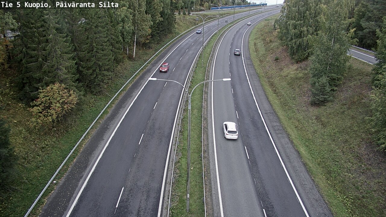 Kelikamerat Kuva Tie 5 Kuopio, Päiväranta silta, Kuopio, Pohjois-Savo