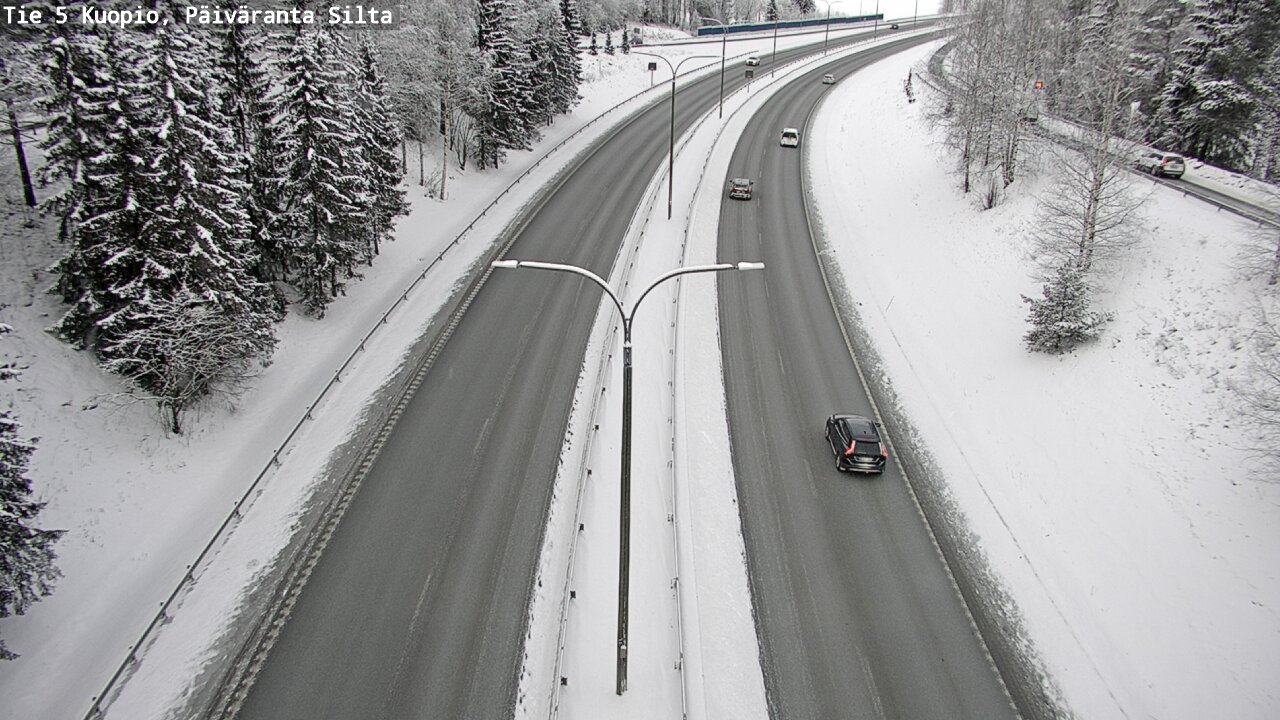 Kelikamerat Kuva Tie 5 Kuopio, Päiväranta silta, Kuopio, Pohjois-Savo