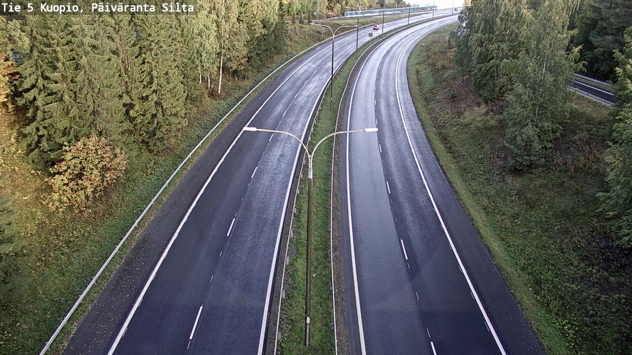 Weather Camera Image Road 5 Kuopio, Päiväranta silta, Kuopio, Pohjois-Savo