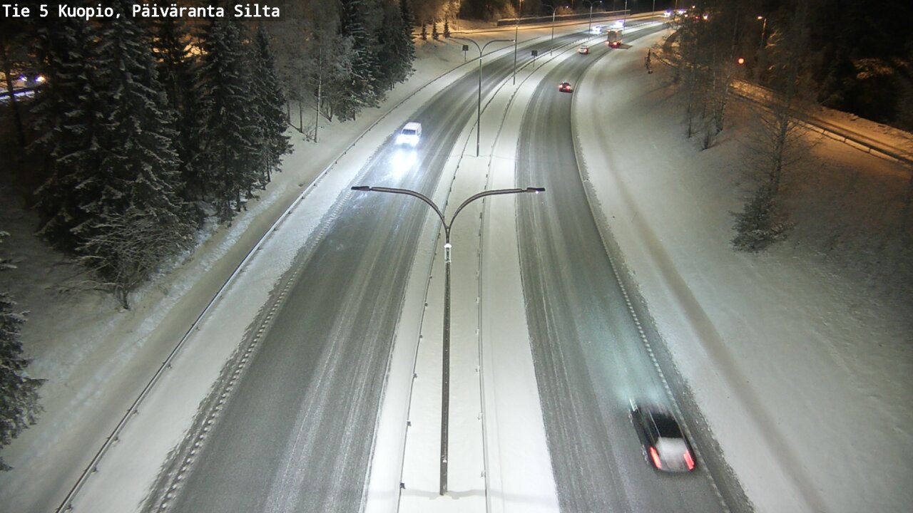 Kelikamerat Kuva Tie 5 Kuopio, Päiväranta silta, Kuopio, Pohjois-Savo