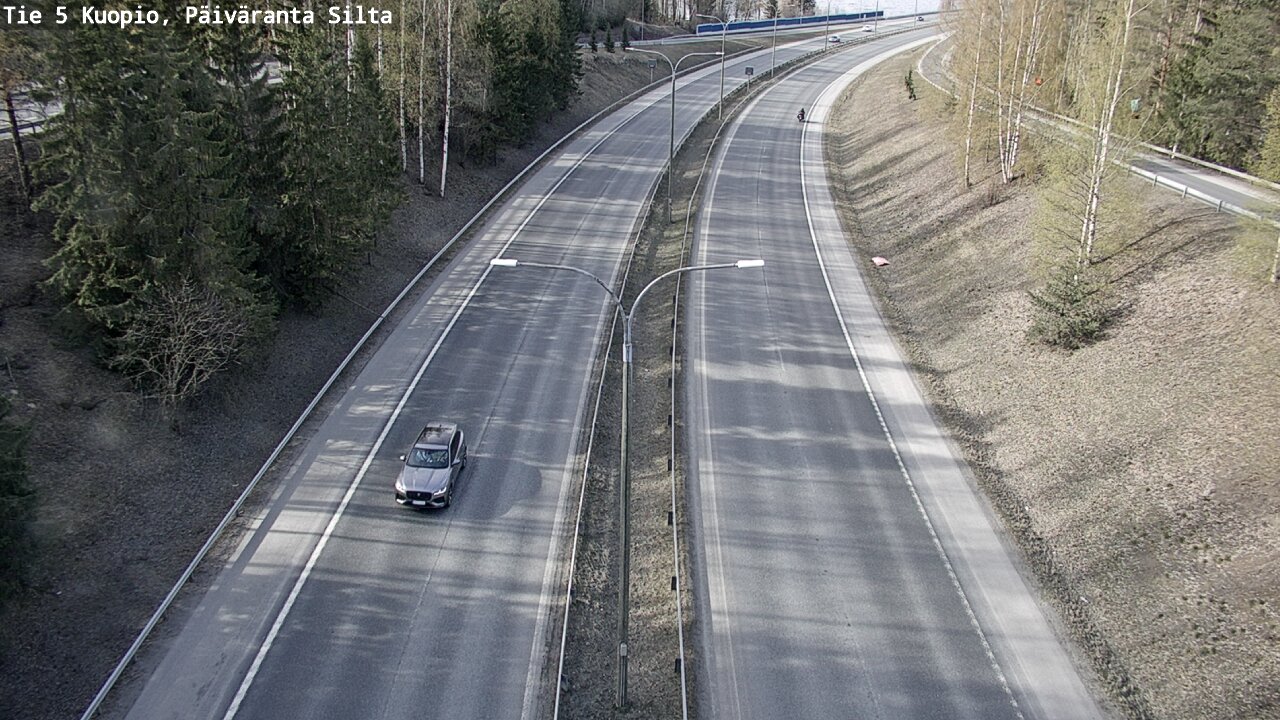 Weather Camera Image Road 5 Kuopio, Päiväranta silta, Kuopio, Pohjois-Savo