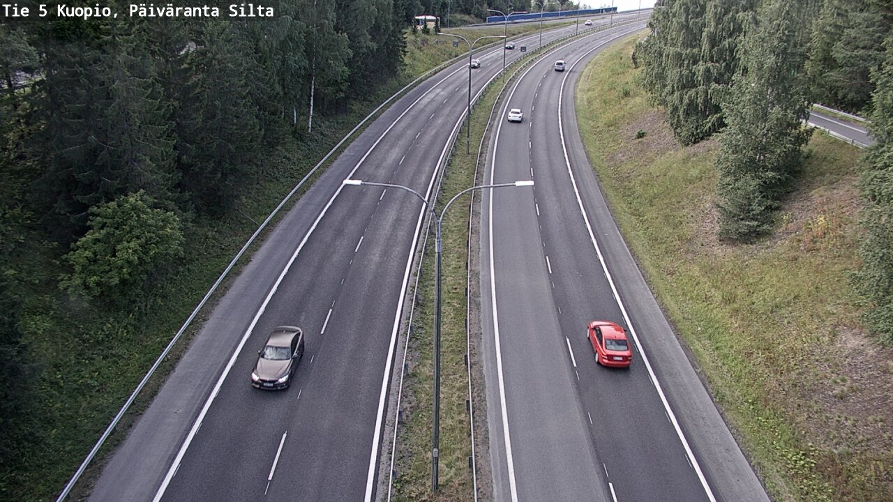 Kelikamerat Kuva Tie 5 Kuopio, Päiväranta silta, Kuopio, Pohjois-Savo