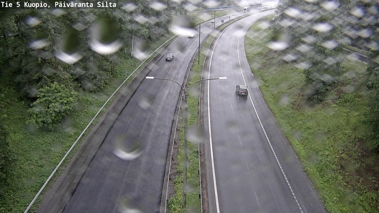 Weather Camera Image Väg 5 Kuopio, Päiväranta silta, Kuopio, Pohjois-Savo