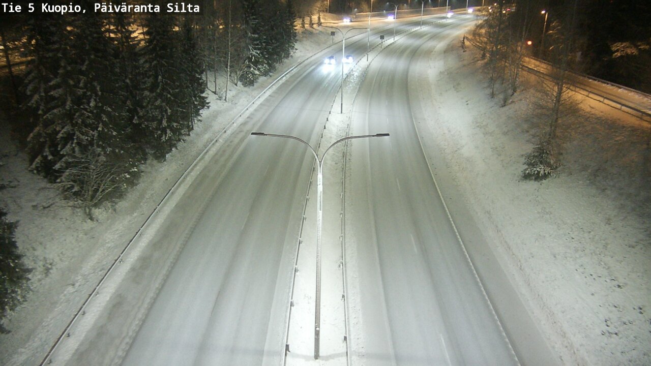 Kelikamerat Kuva Tie 5 Kuopio, Päiväranta silta, Kuopio, Pohjois-Savo