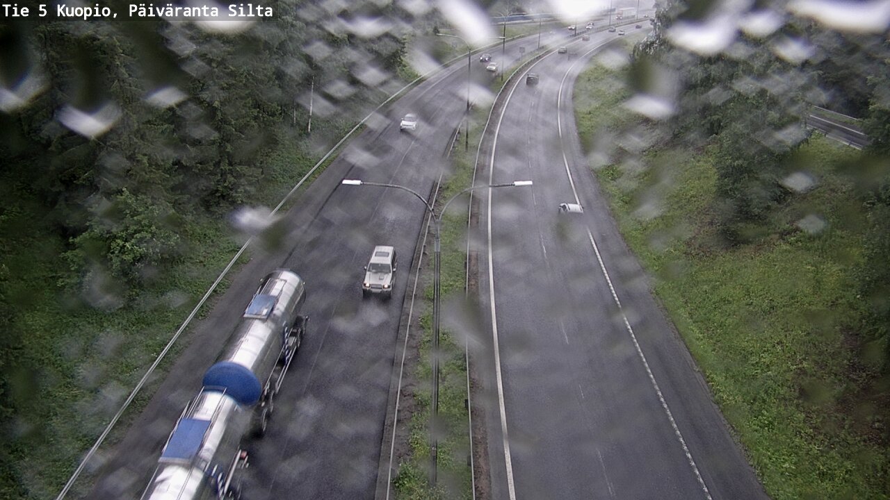 Weather Camera Image Väg 5 Kuopio, Päiväranta silta, Kuopio, Pohjois-Savo