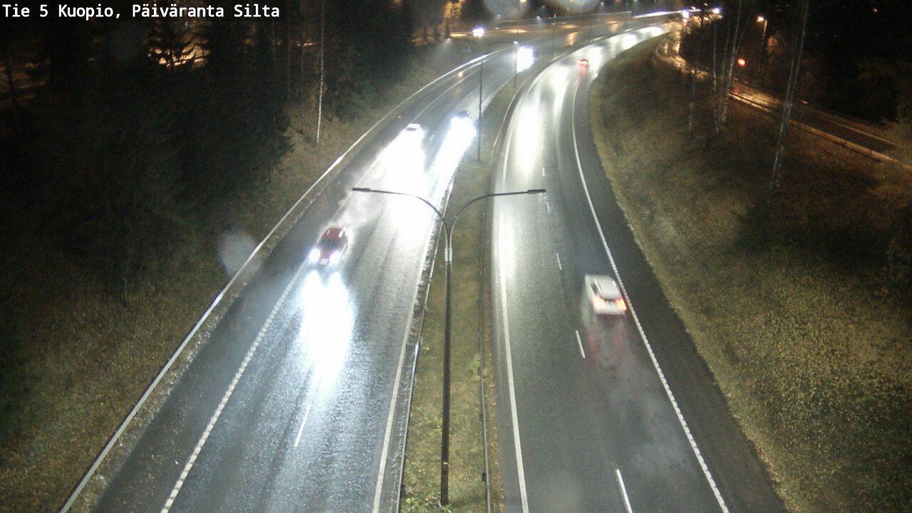 Weather Camera Image Väg 5 Kuopio, Päiväranta silta, Kuopio, Pohjois-Savo