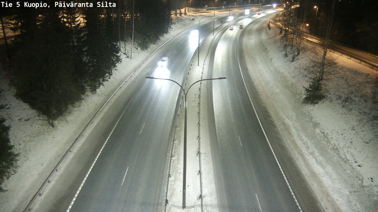 Weather Camera Image Road 5 Kuopio, Päiväranta silta, Kuopio, Pohjois-Savo