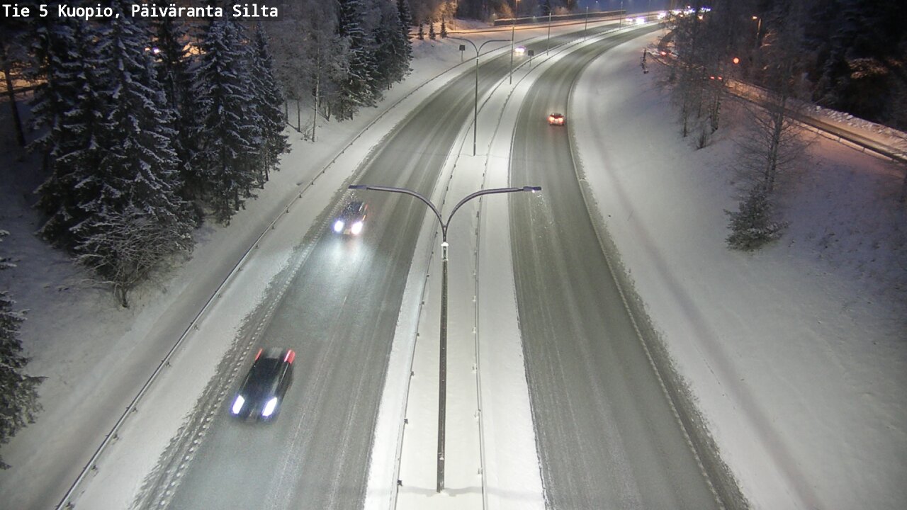 Kelikamerat Kuva Tie 5 Kuopio, Päiväranta silta, Kuopio, Pohjois-Savo