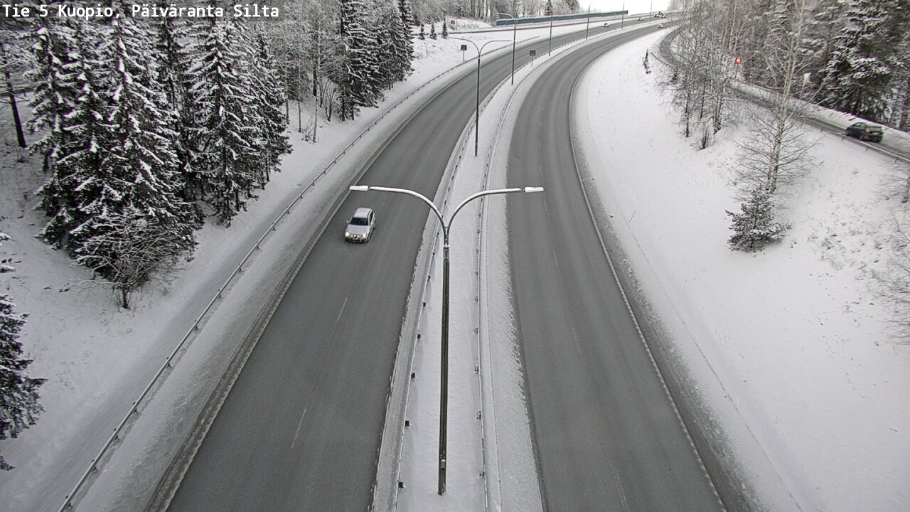 Weather Camera Image Väg 5 Kuopio, Päiväranta silta, Kuopio, Pohjois-Savo
