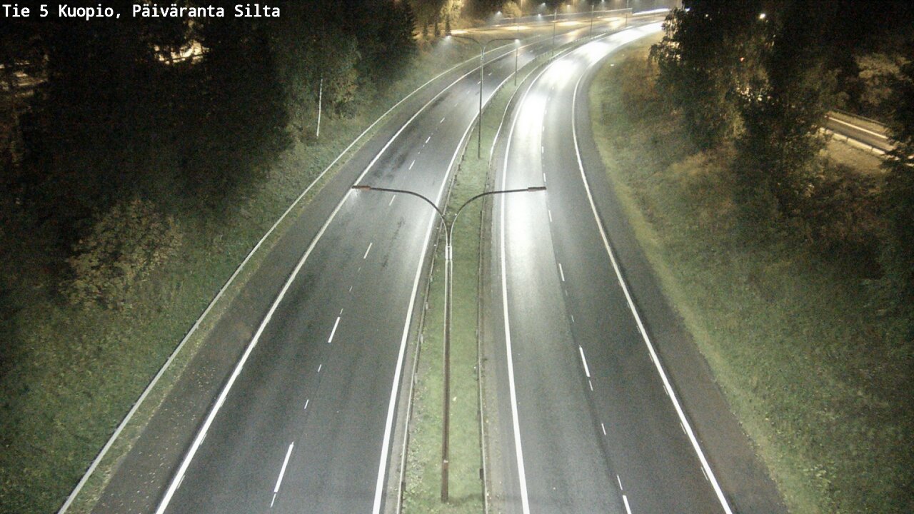 Weather Camera Image Road 5 Kuopio, Päiväranta silta, Kuopio, Pohjois-Savo