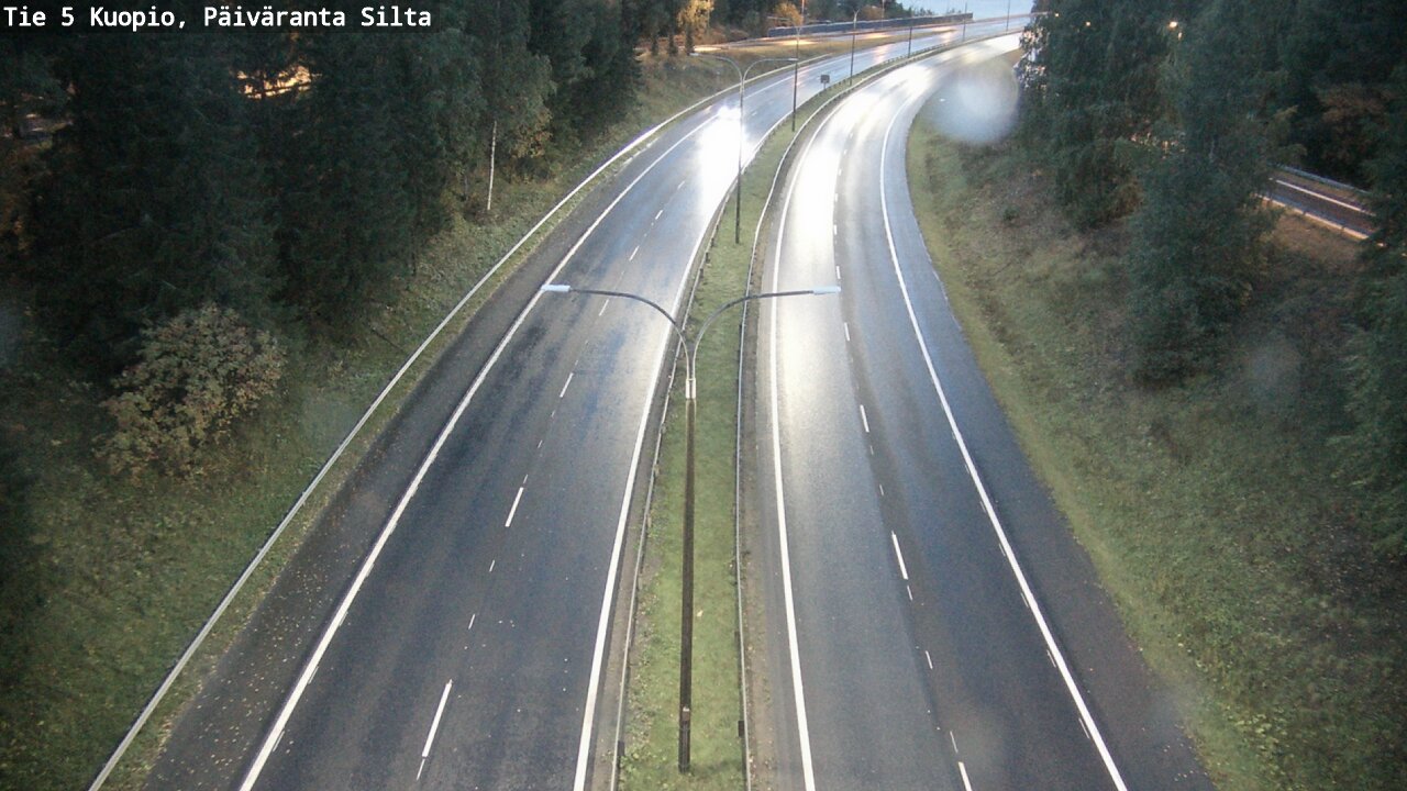 Weather Camera Image Road 5 Kuopio, Päiväranta silta, Kuopio, Pohjois-Savo
