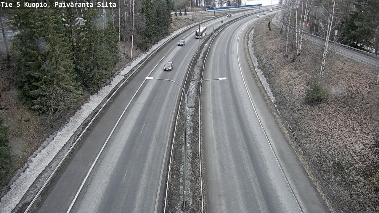 Kelikamerat Kuva Tie 5 Kuopio, Päiväranta silta, Kuopio, Pohjois-Savo