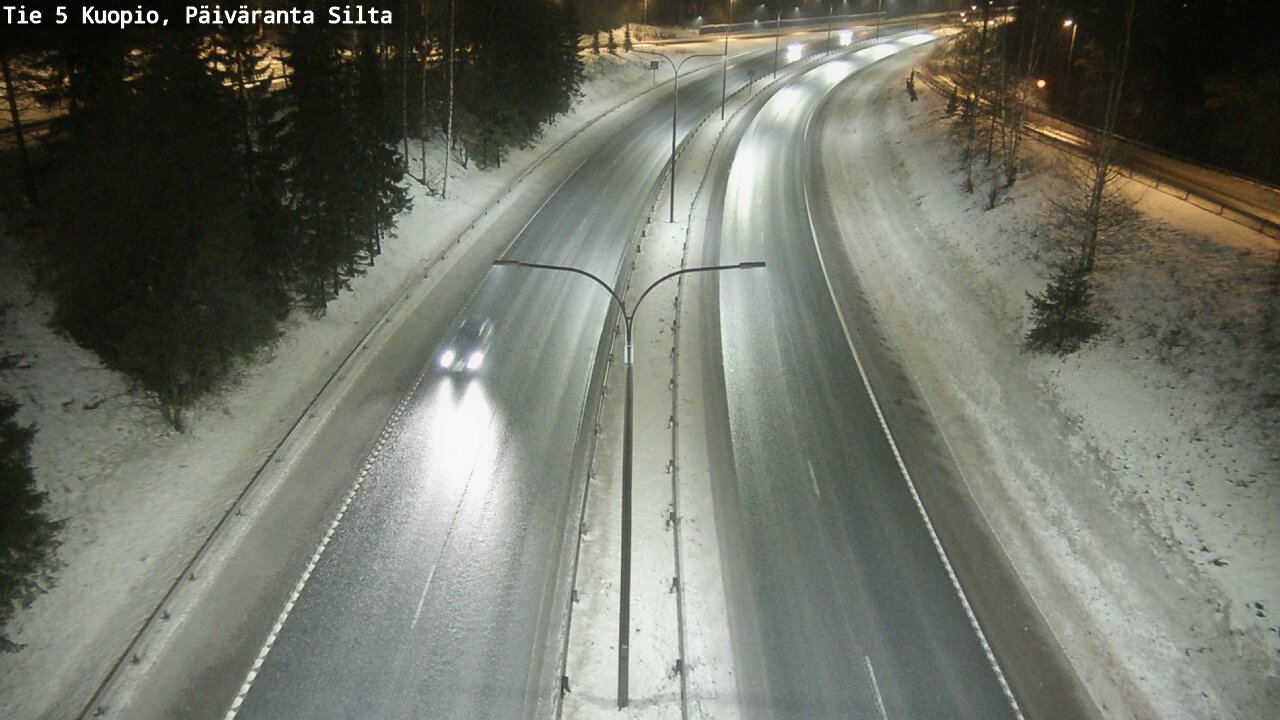 Weather Camera Image Road 5 Kuopio, Päiväranta silta, Kuopio, Pohjois-Savo