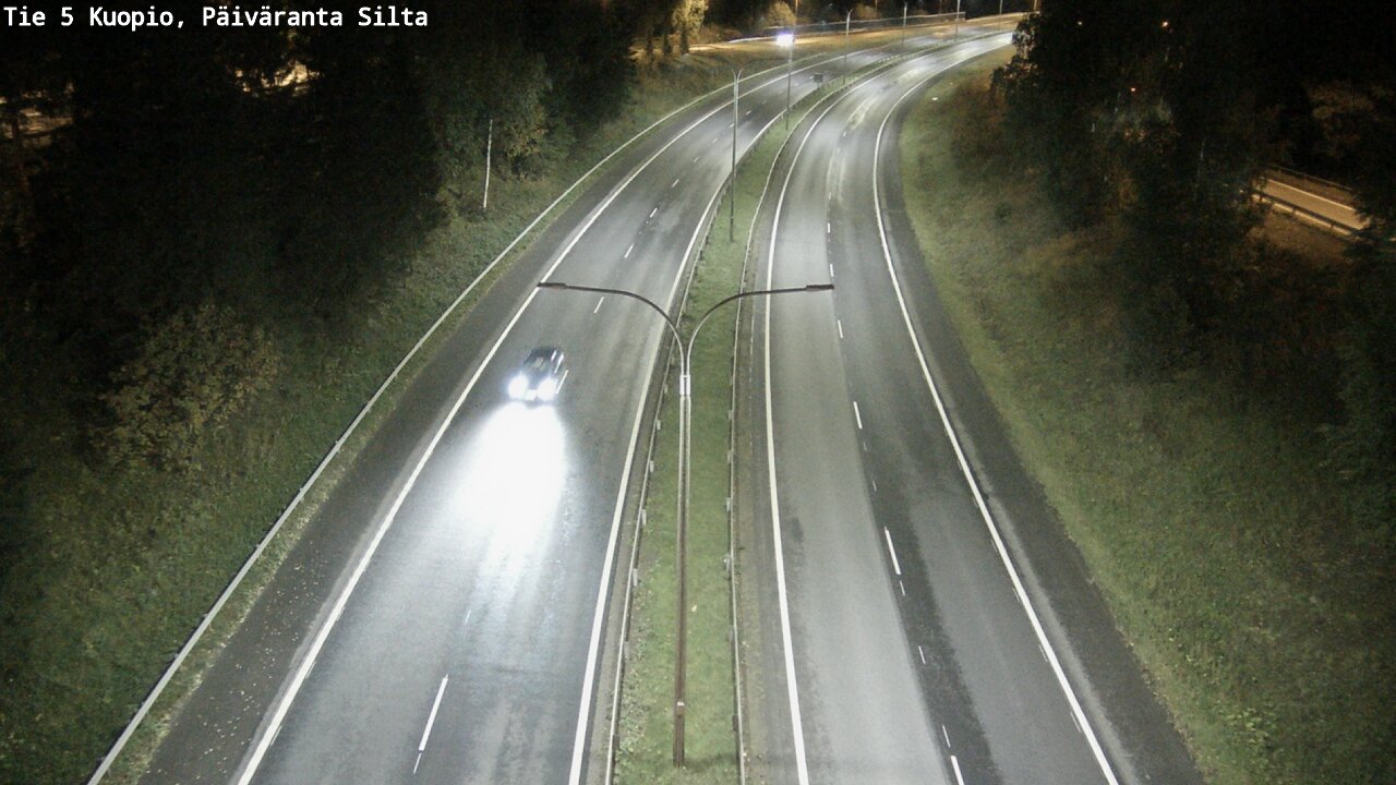 Weather Camera Image Road 5 Kuopio, Päiväranta silta, Kuopio, Pohjois-Savo