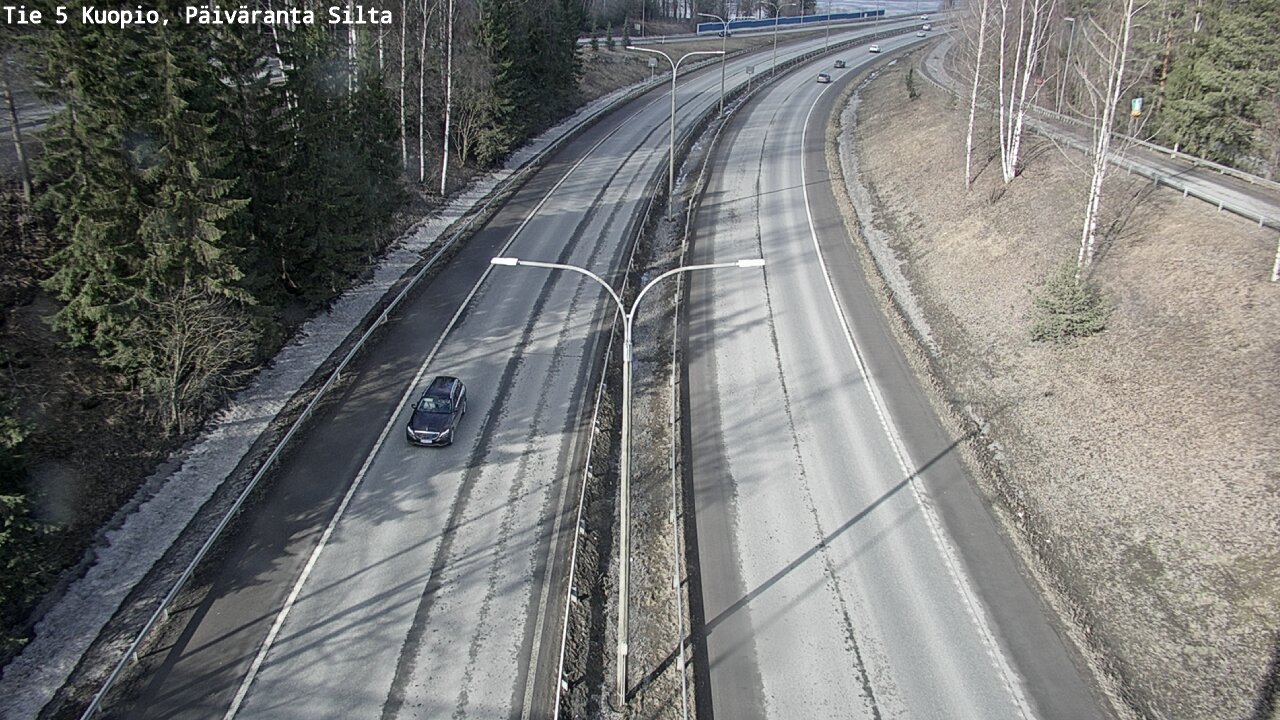 Kelikamerat Kuva Tie 5 Kuopio, Päiväranta silta, Kuopio, Pohjois-Savo